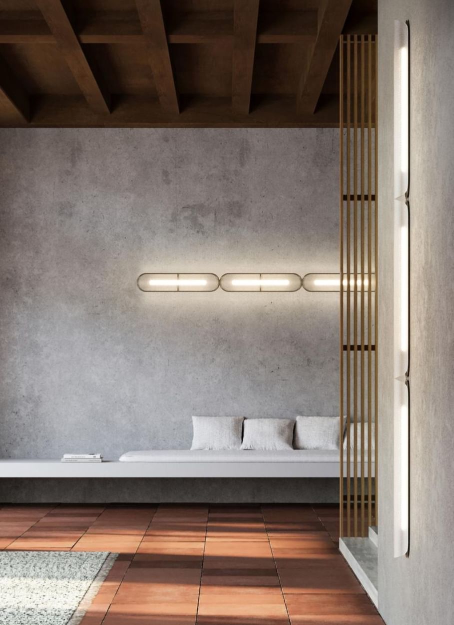 A N D Column Pendant Light In Situ