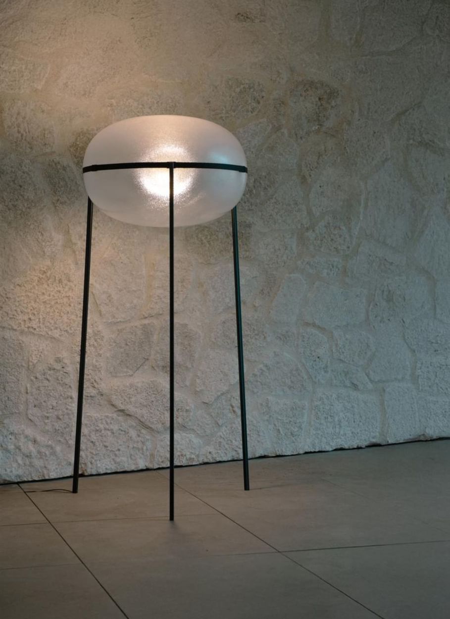 A N D Iris Floor Lamp In Situ