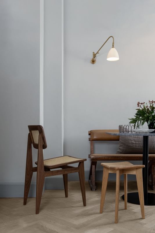 C Chair Dining Chair Trefle Stool BL6 Wall Lamp GUBI1 0 Dining Table On medium