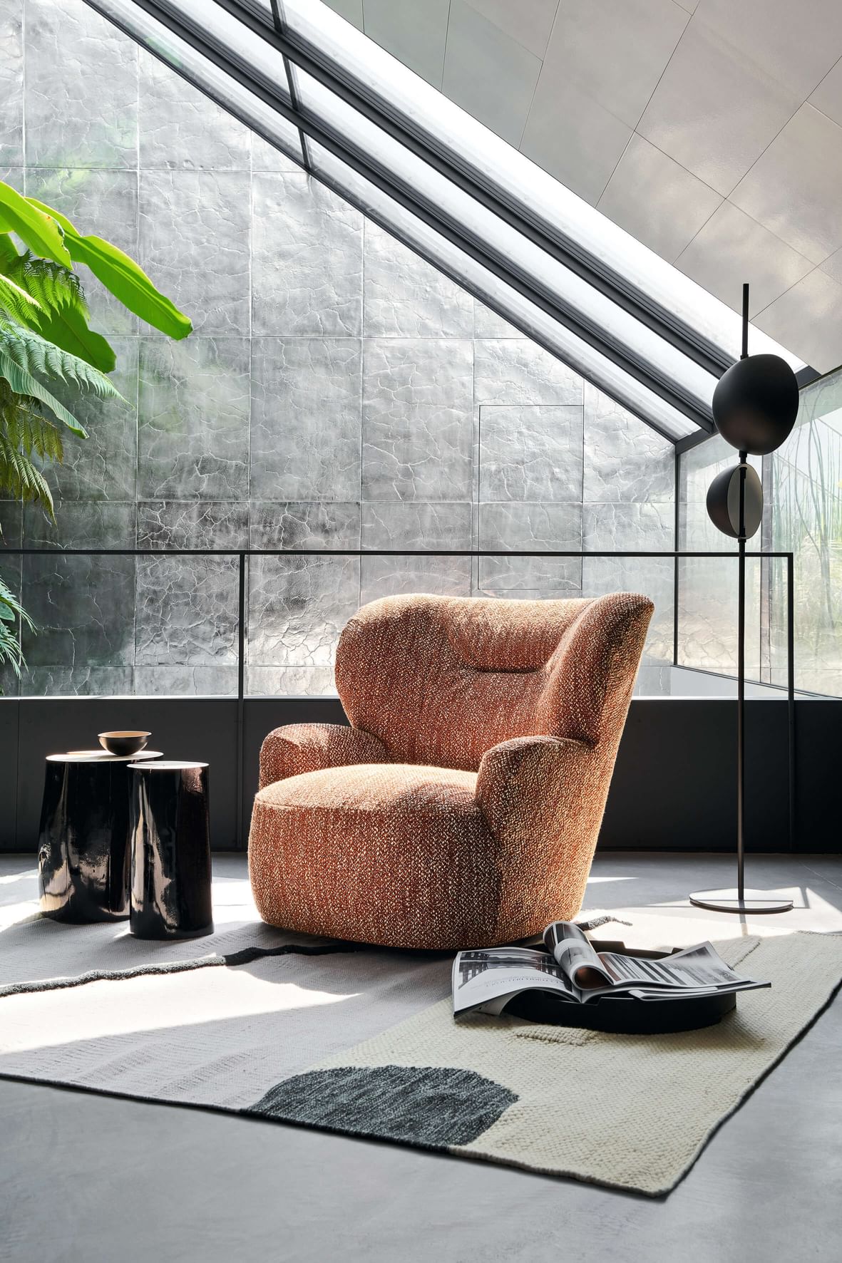 Gervasoni Loll Wingback Armchair Interior 3