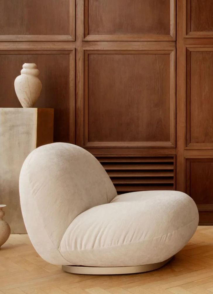 Gubi Pacha Lounge Chair Upholstered