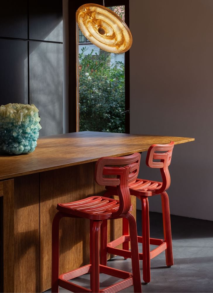 Kooij Chubby Stool Red