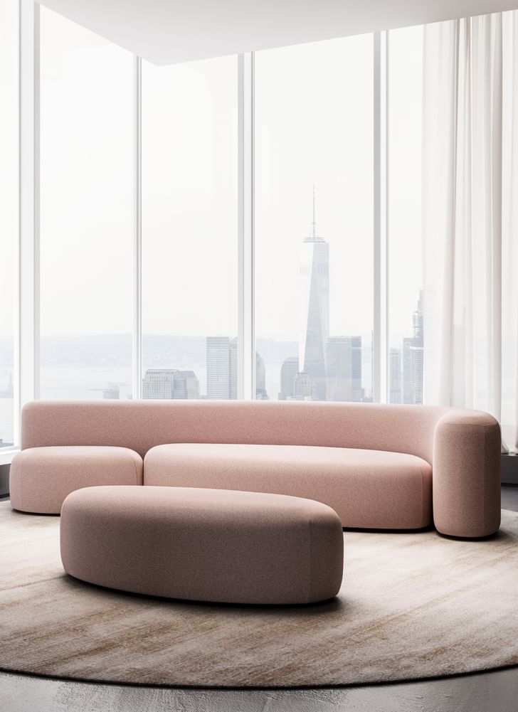 La Cividina Lissa Sofa Pink Upholstered