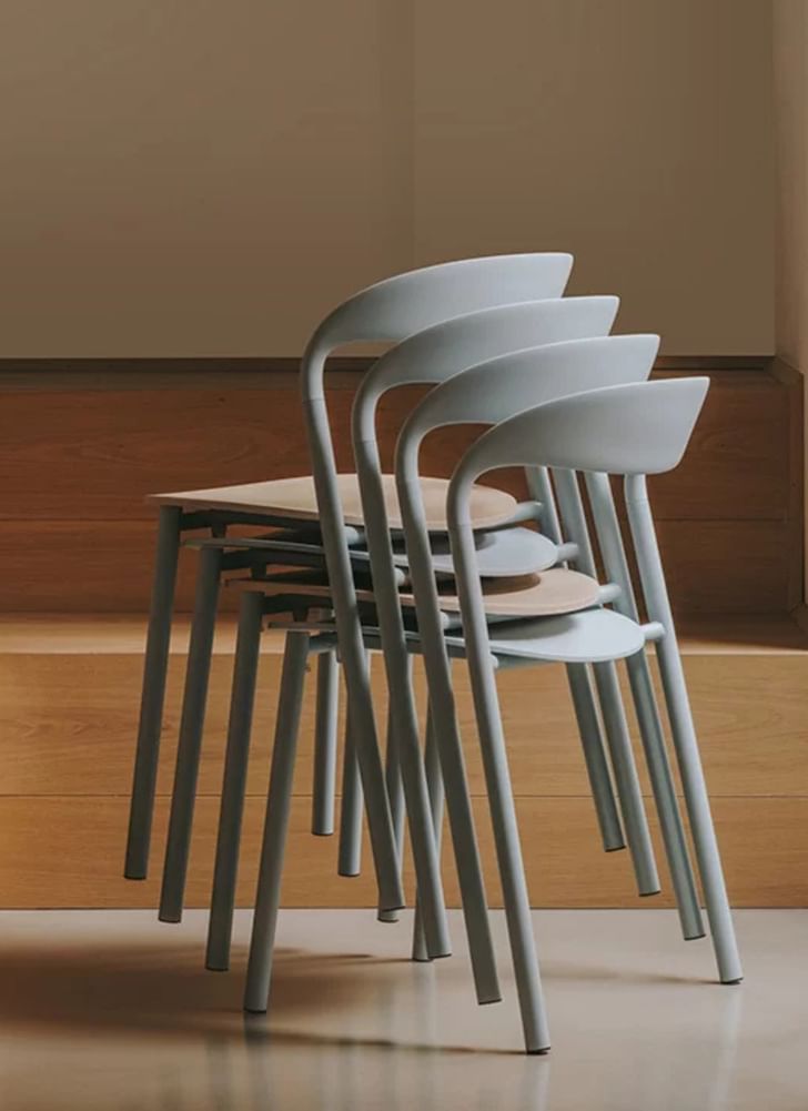 Lapalma Hawi Dining Chair Wooden Seat