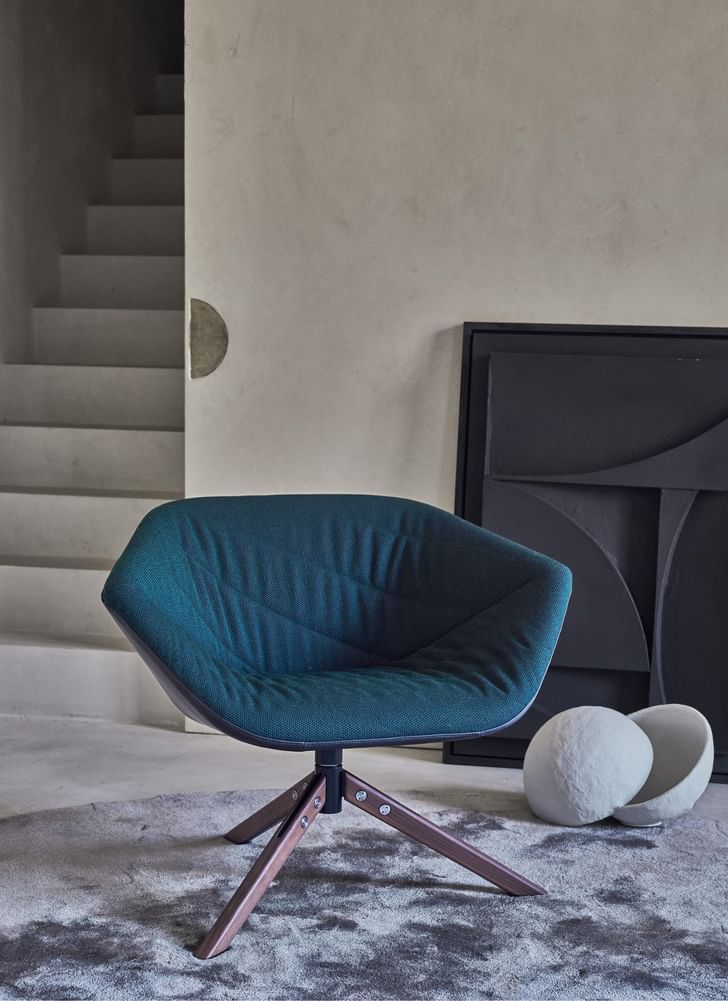 Montis Ella Amrchair Blue Soft Seating