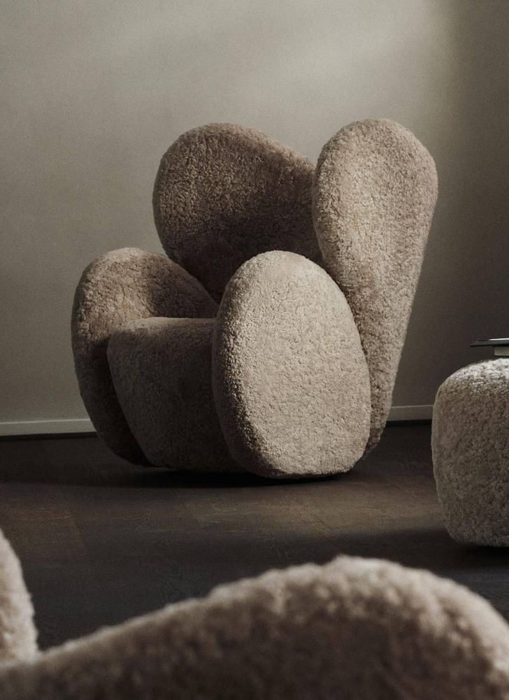 NOR11 Big Big Chair Fluffy Swivel