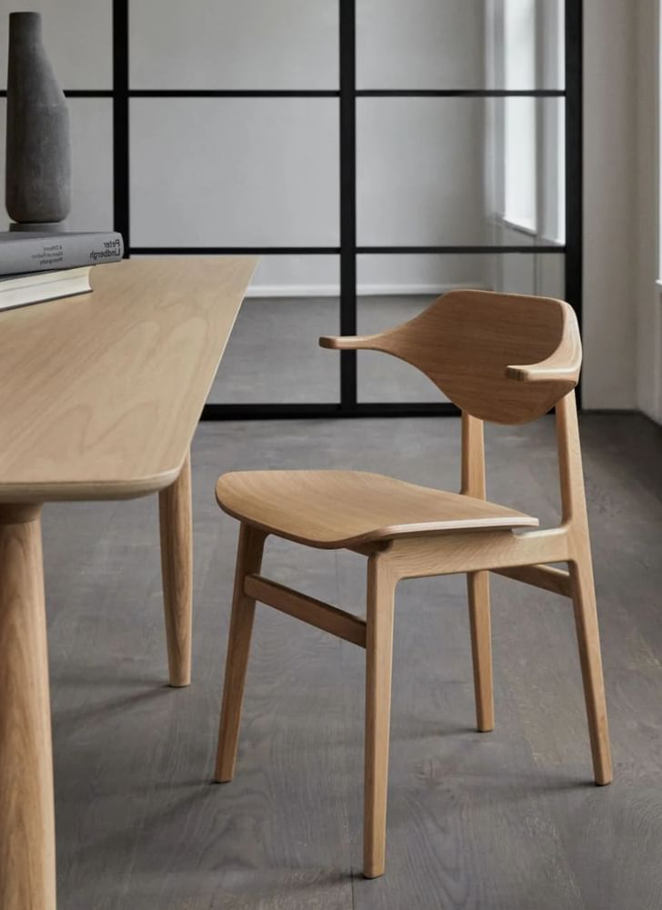 NORR11 Bufala Chair Black Wood