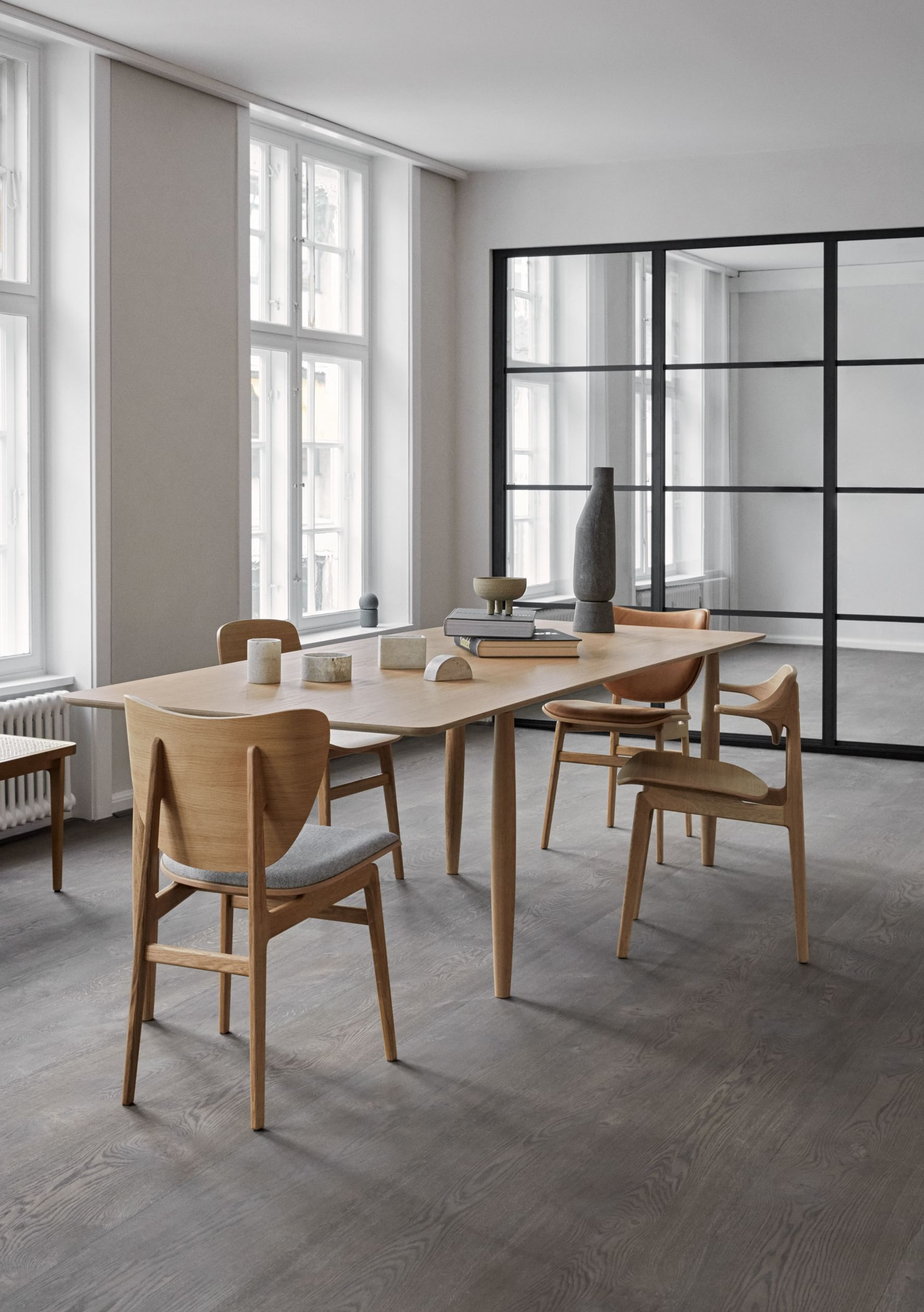 NORR11 oku dining table oak insitu haute living