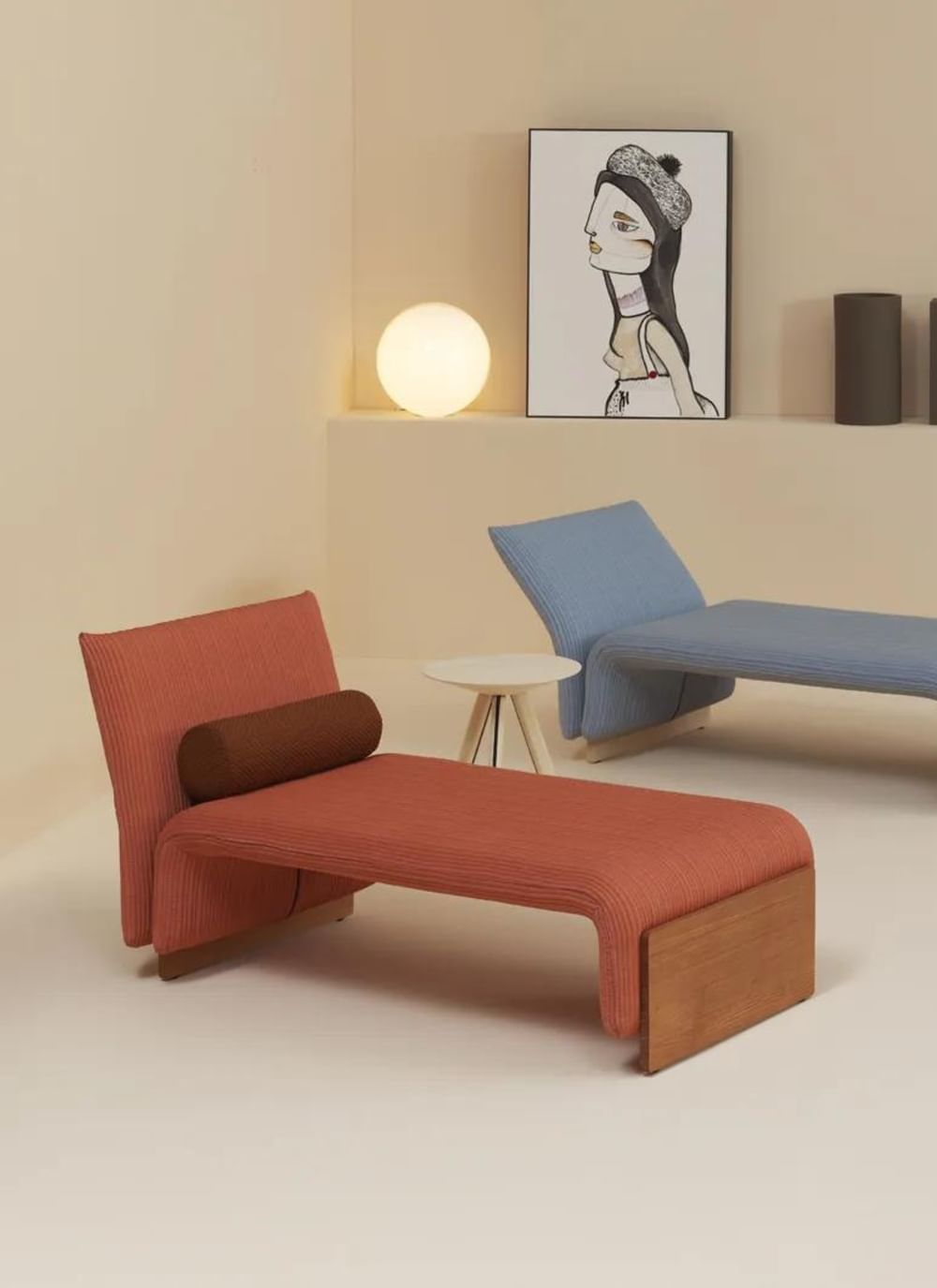 Sancal Diwan Daybed Blue Orange