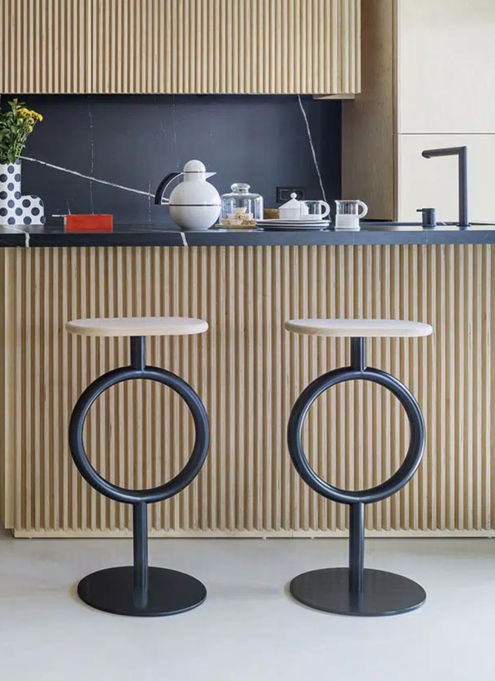 Sancal Totem Stool Black Wood