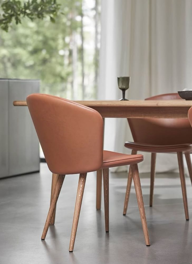 Stolab Miss Holly Oak Dining Chair Upholstered