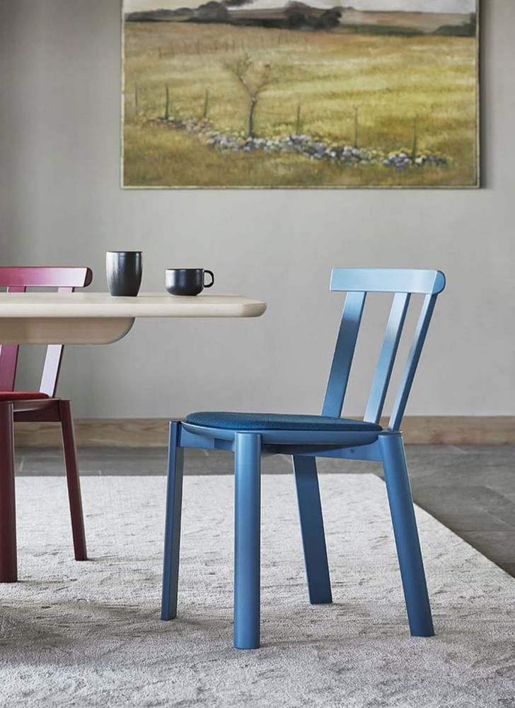 Stolab Alt Birch Dining Chair Seat Upholstered