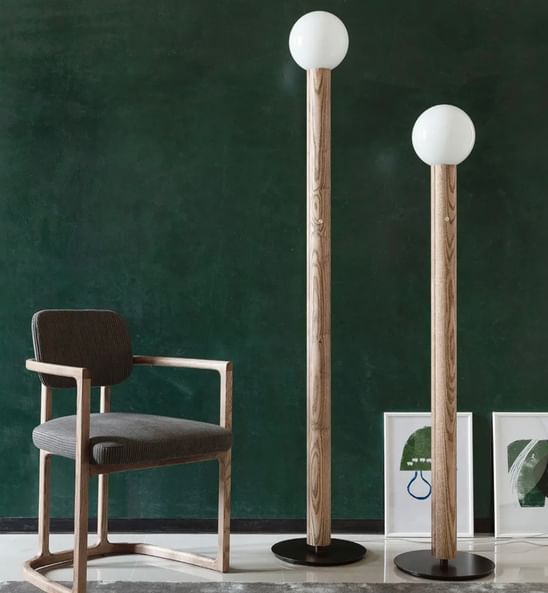 Porada Lem Floor Lamp Ash Haute Living