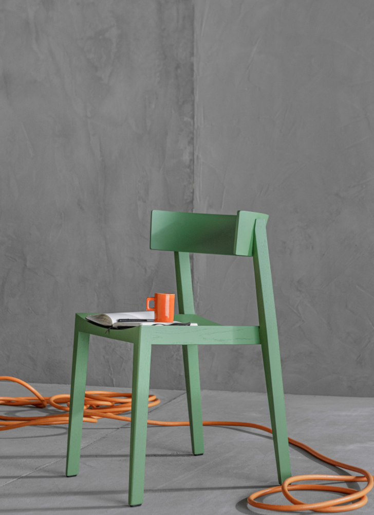 Prostoria Bik Dining Chair Green