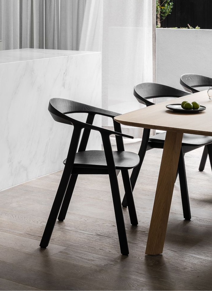 Prostoria Rhomb Dining Chair Dark Wood