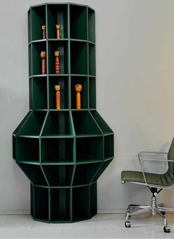 Woak Haku Self Standing Storage Green