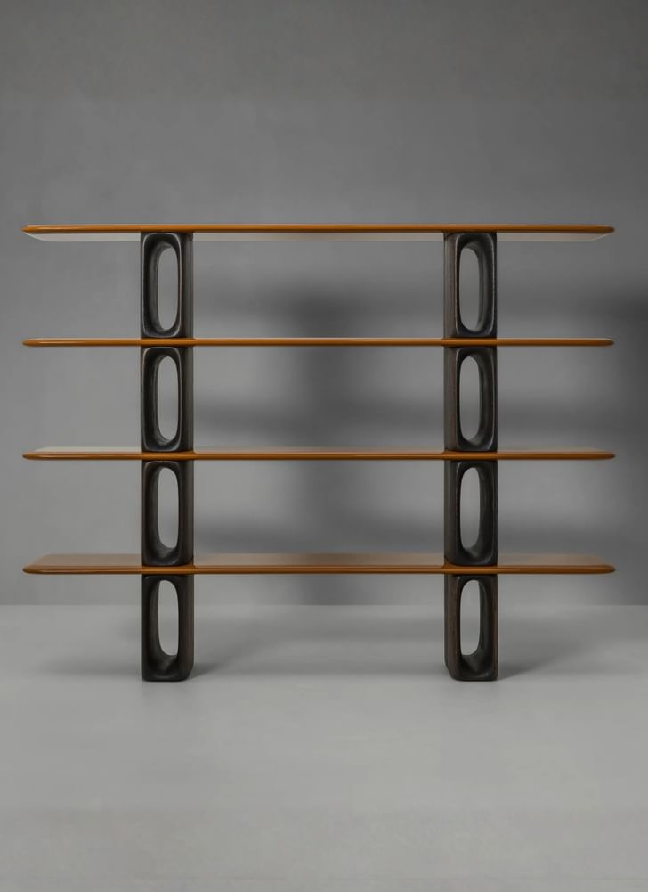 Van Rossum Patine Bibliotheque Rectangular Shelf