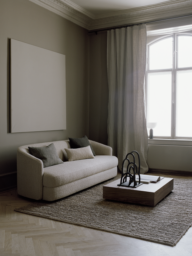 Covent sofa by new works furniture at haute living chicago