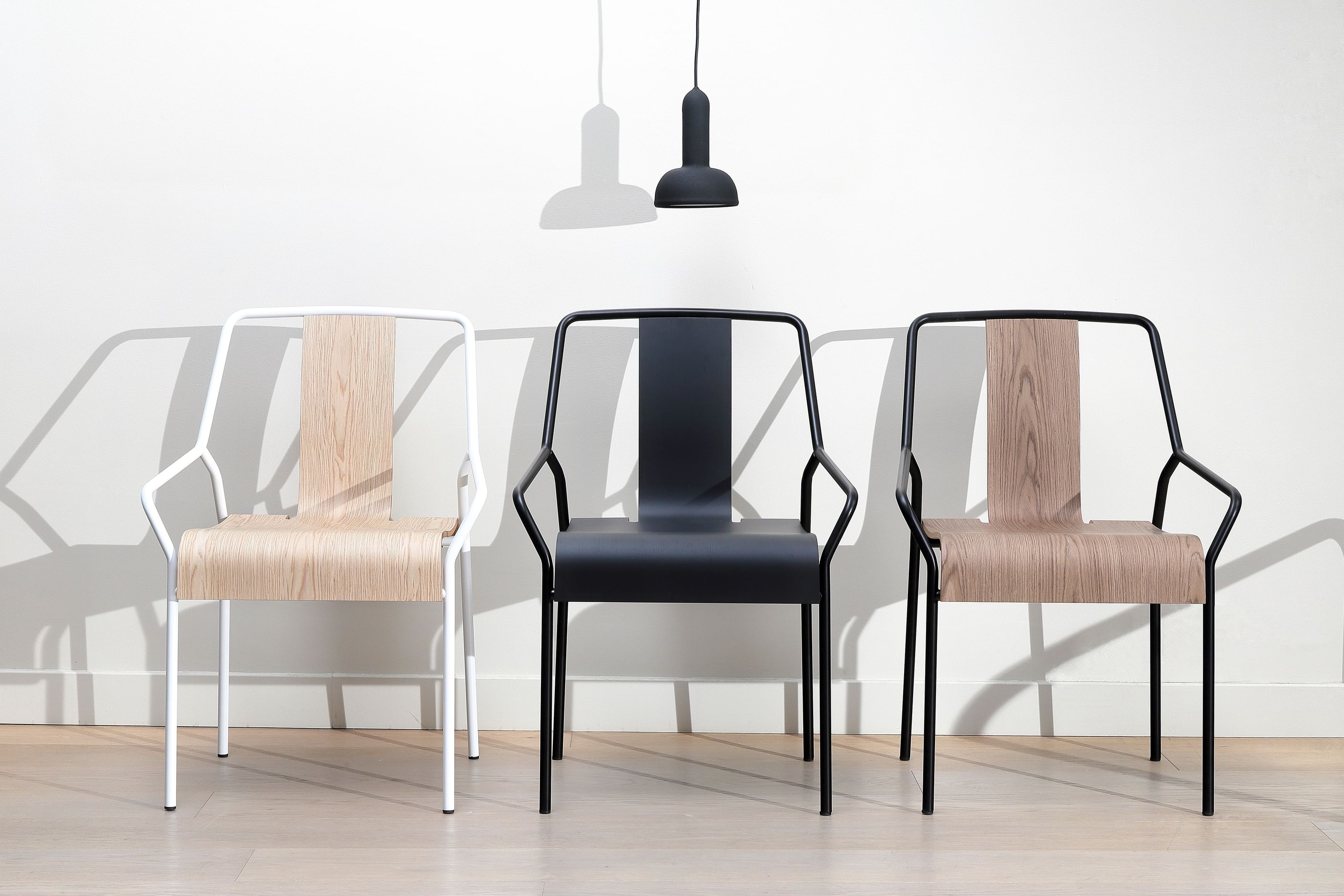 Coedition dao chair oak and black insitu 2 haute living