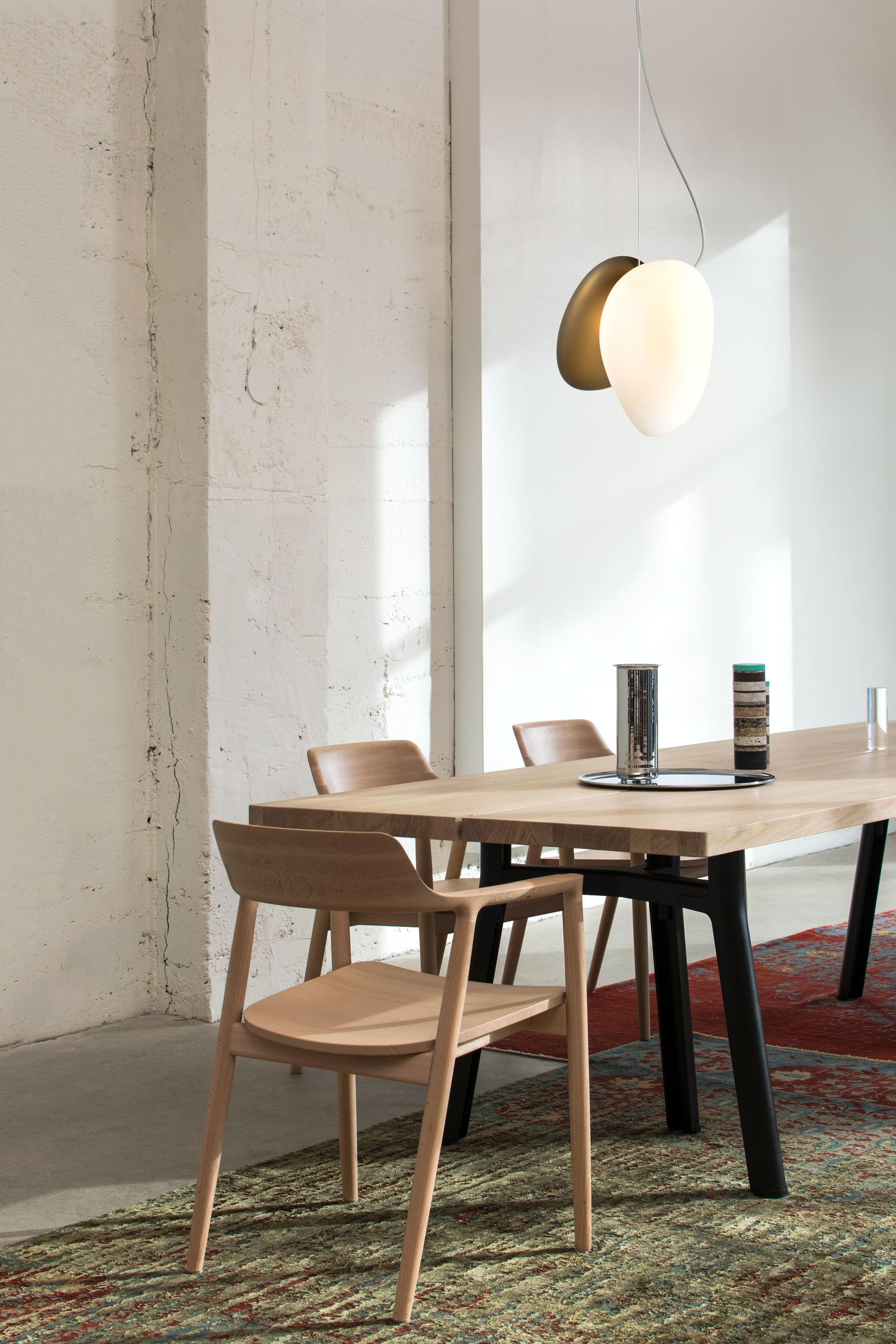 Andlight pebble pendant solo insitu haute living