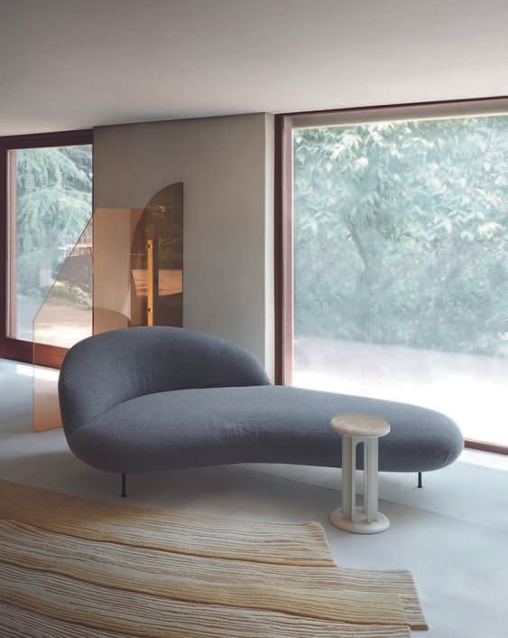 Arflex banah chaise daybed interior