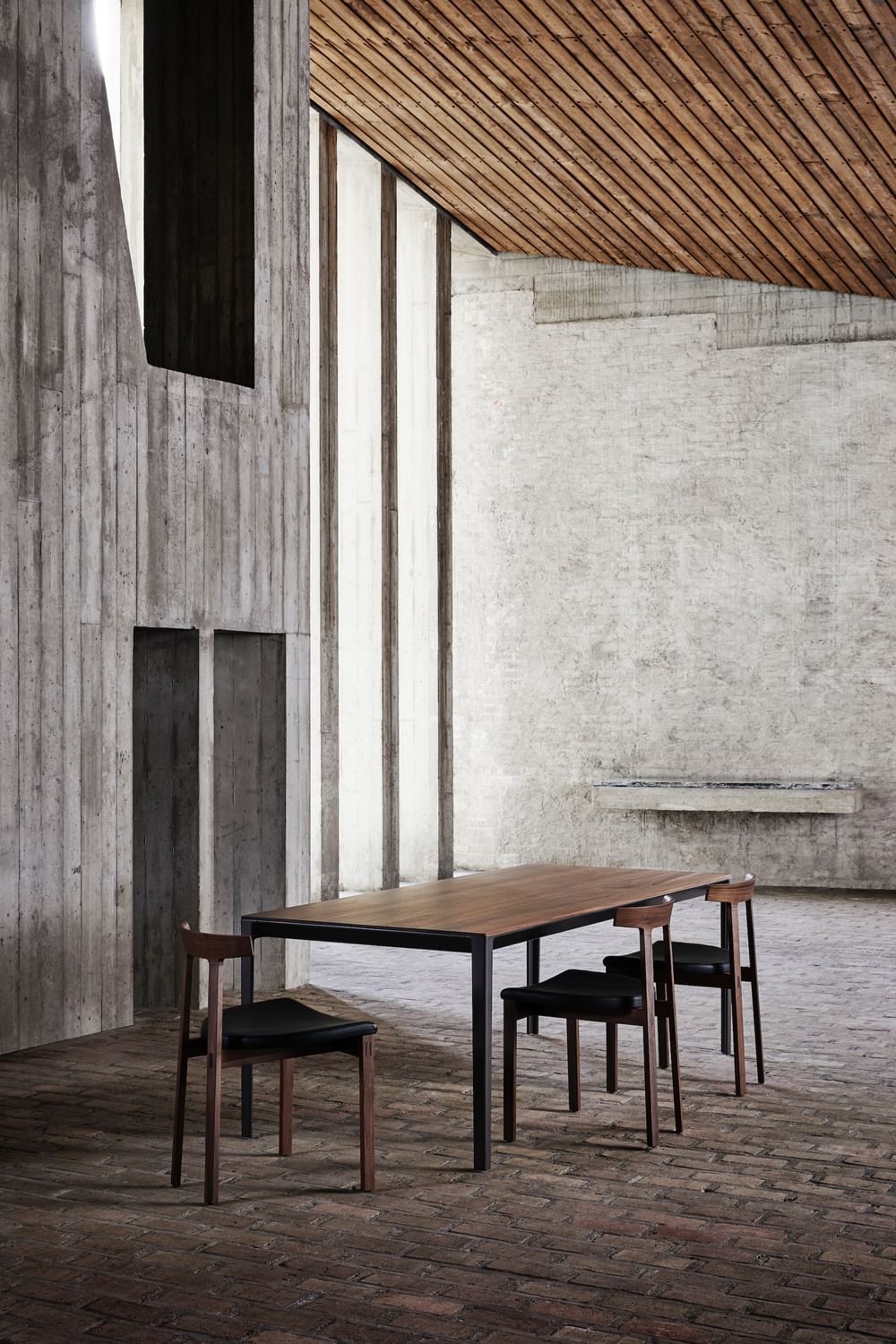 Bensen furniture torii chair dining insitu haute living