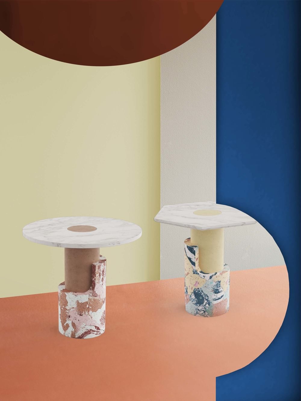 Dooq braque side table duo haute living