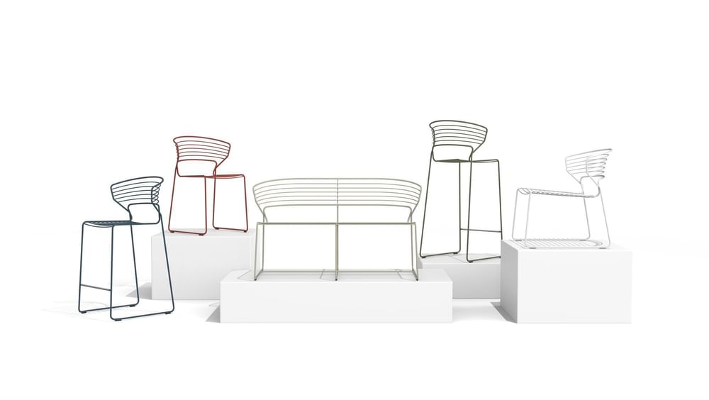 Desalto koki wire chair stool sofa 7