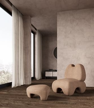 Faina domna armchair insitu ottoman haute living