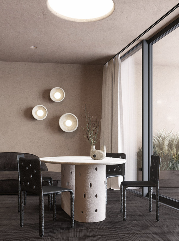 Faina design ztista oval table insitu haute living