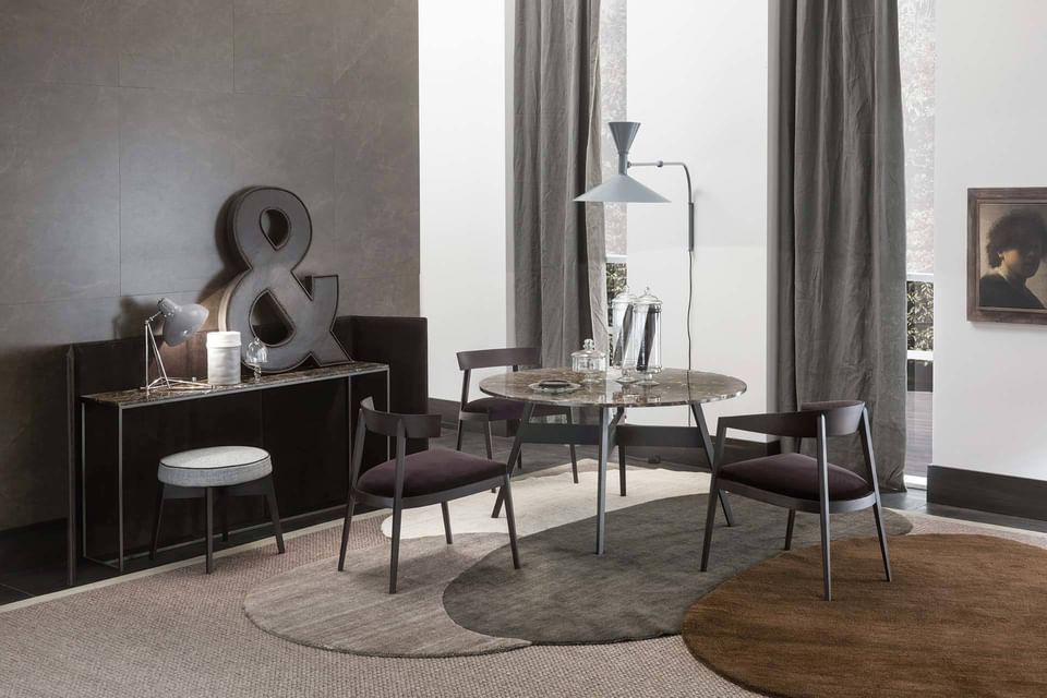 Frigerio lizzie chair insitu haute living
