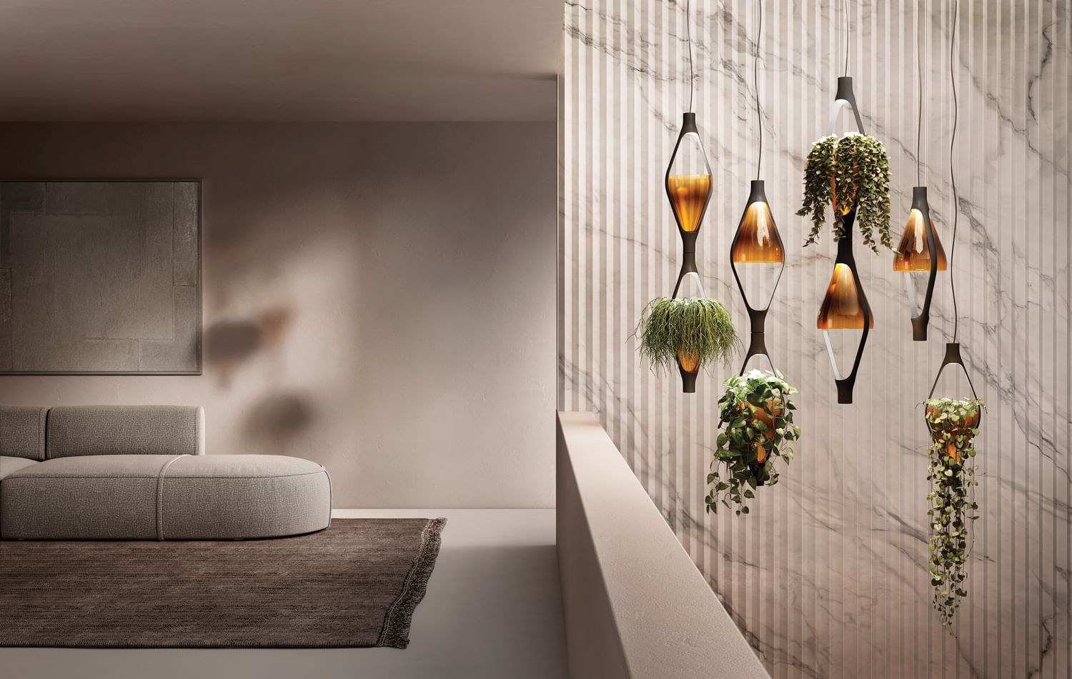 Kundalini lighting viceversa suspension lamp insitu haute living