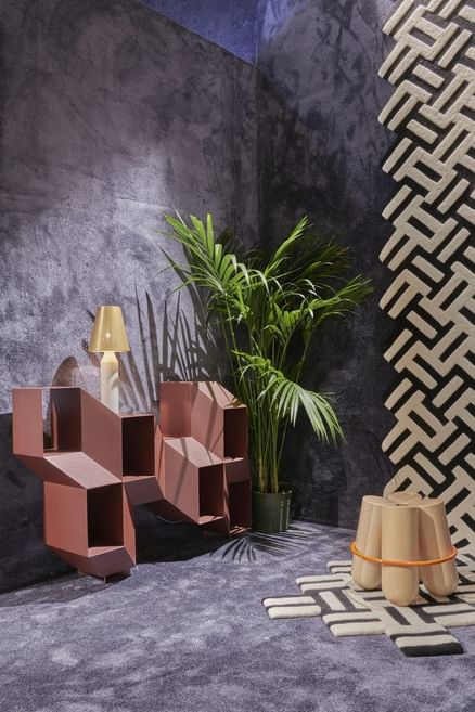 La chance furniture rocky credenza red insitu haute living
