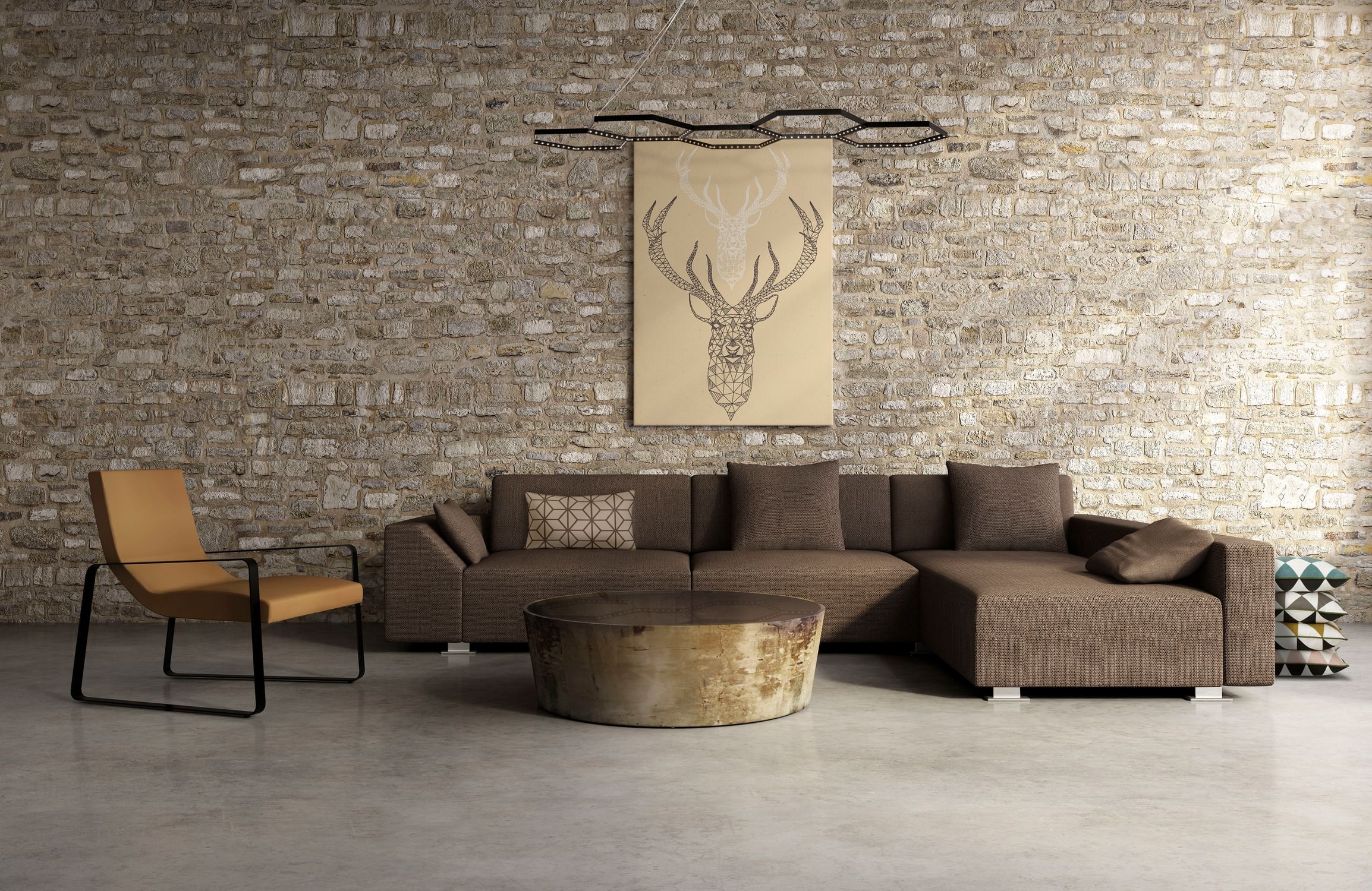 The Hexa 5 is a geometric pendant lamp that brings direct and indirect light to any room with completely dimmable LEDs.