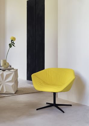 Montis ella soft chair yellow haute living