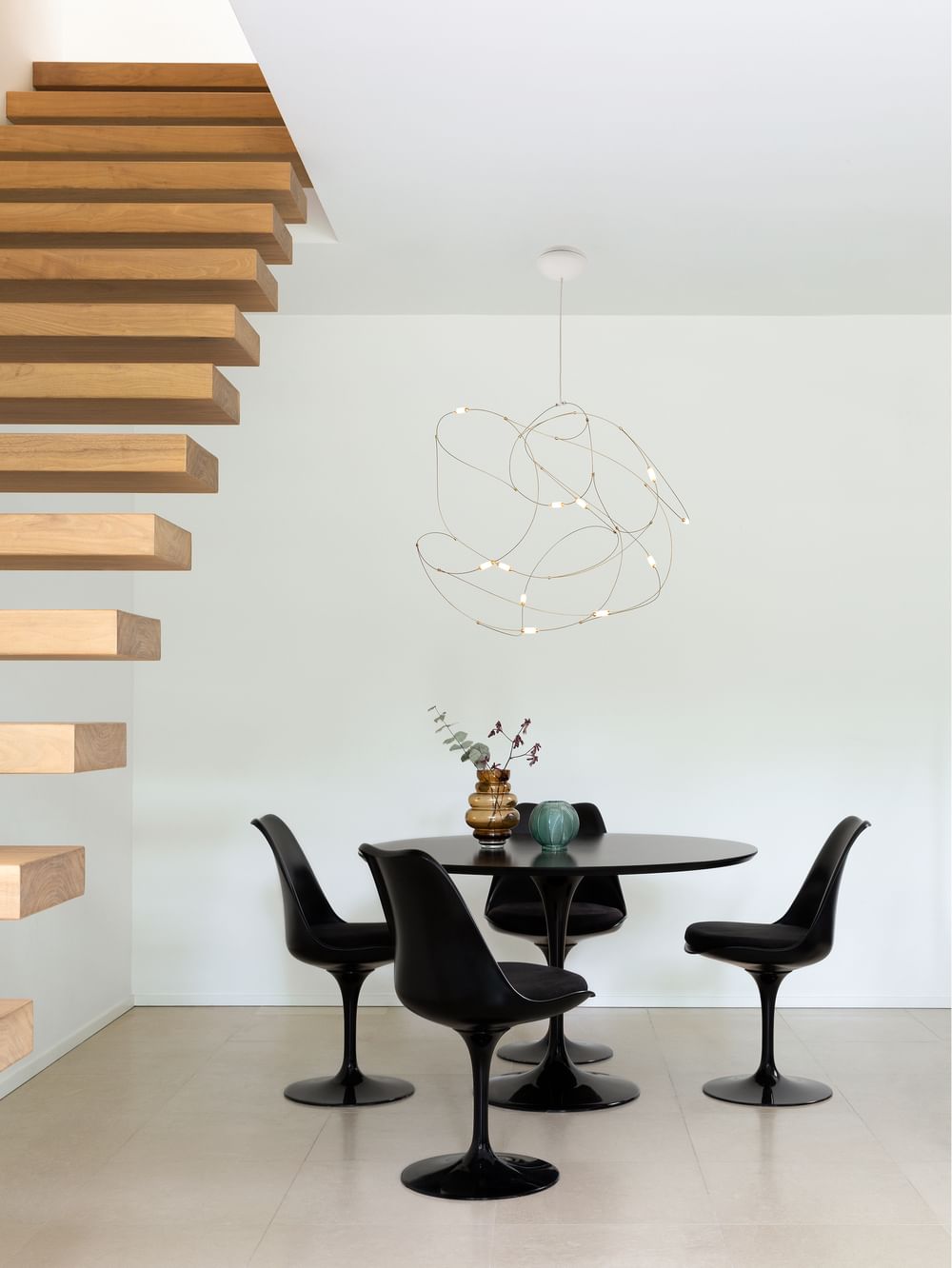 Moooi flock of light insitu dining haute living