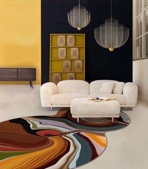 Moooi tulip liquid layers carpet 5