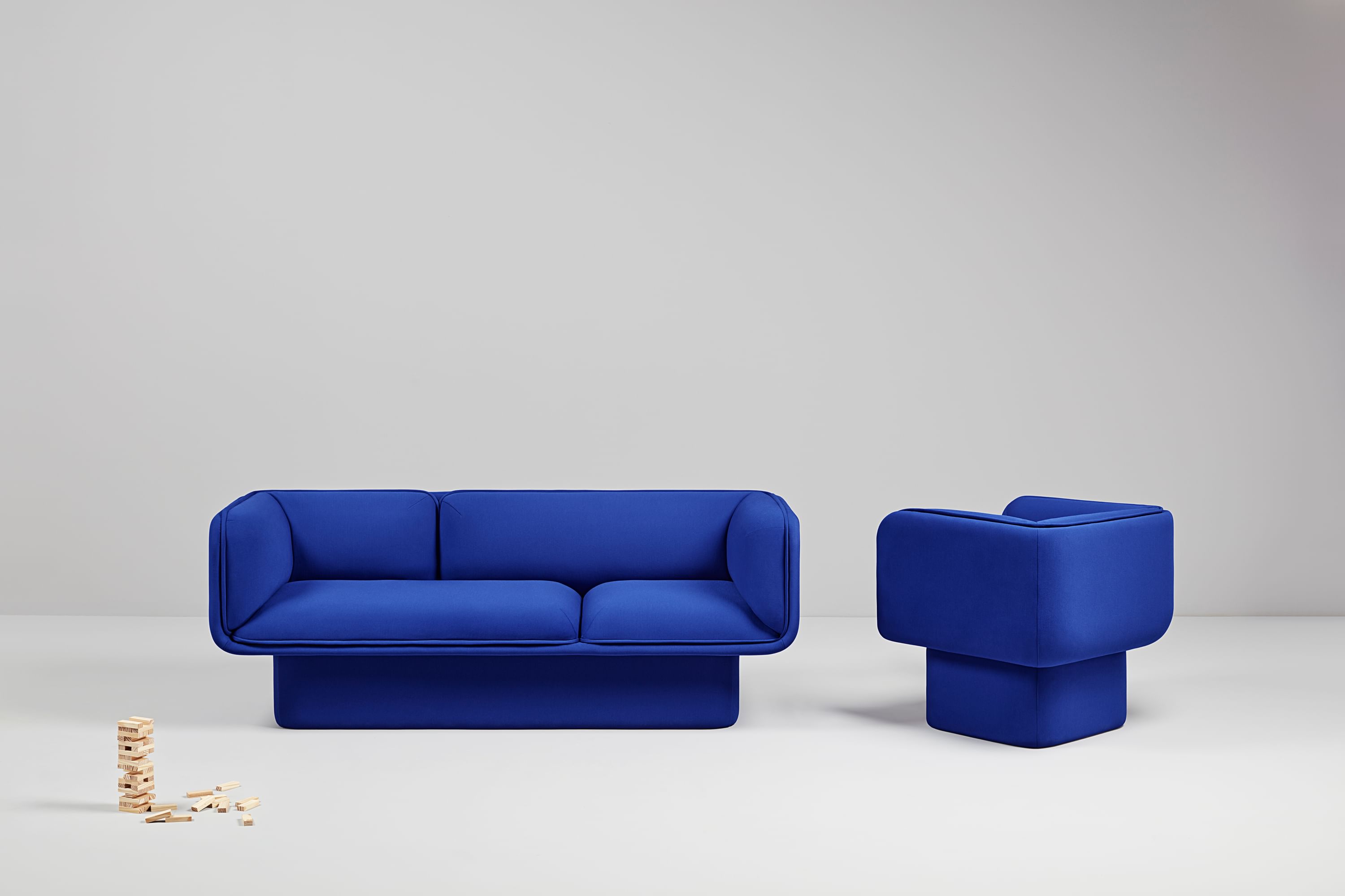 Missana block sofa with armchair haute living