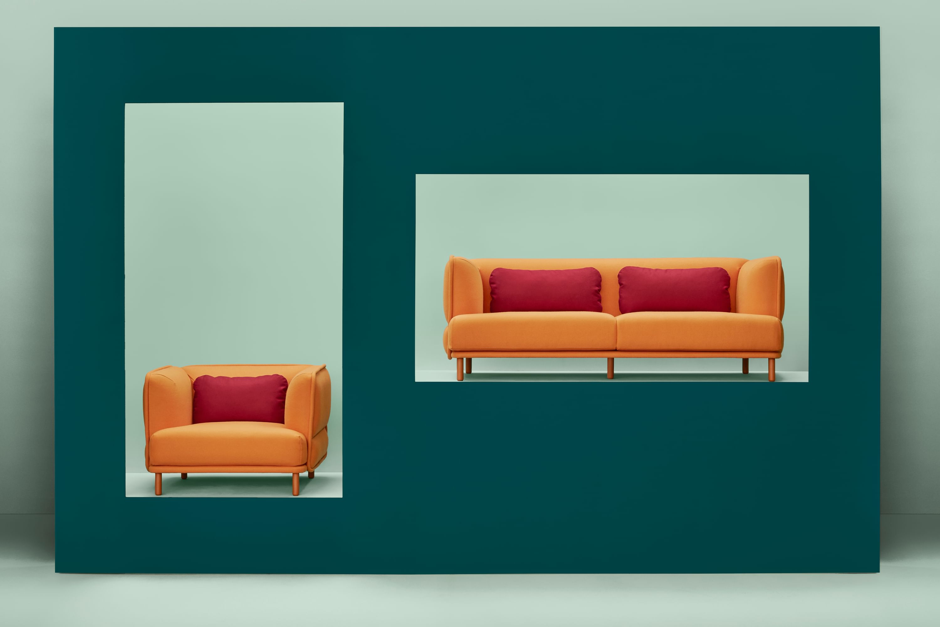 Missana hug sofa insitu haute living