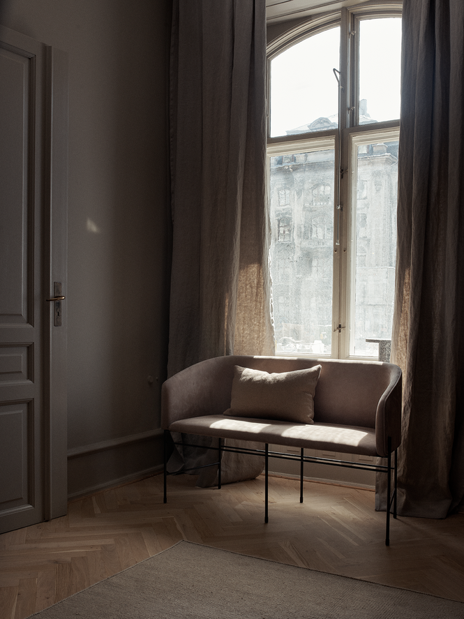 New works furniture covent love seater insitu haute living