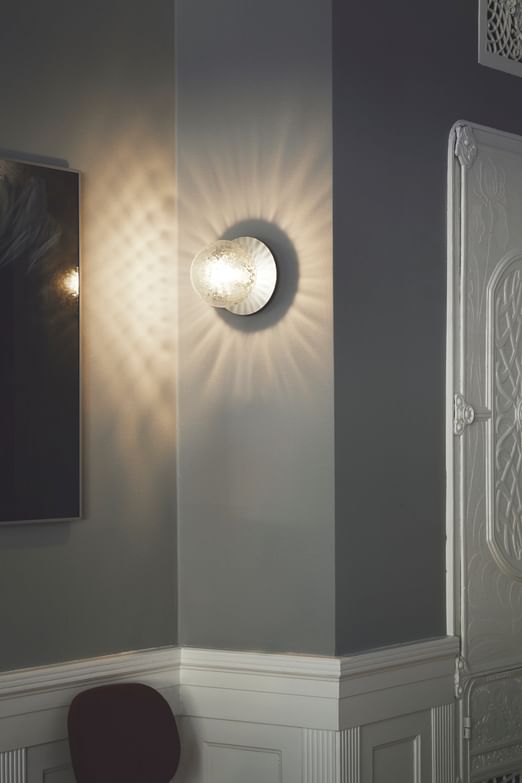 Nuura liila optic wall light insitu detail haute living
