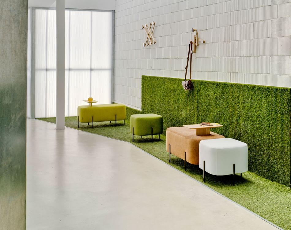 Sancal furniture elephant bench insitu haute living