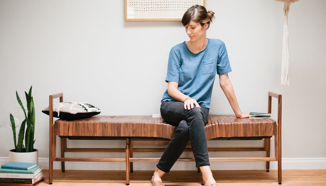 Sitskie block bench insitu haute living