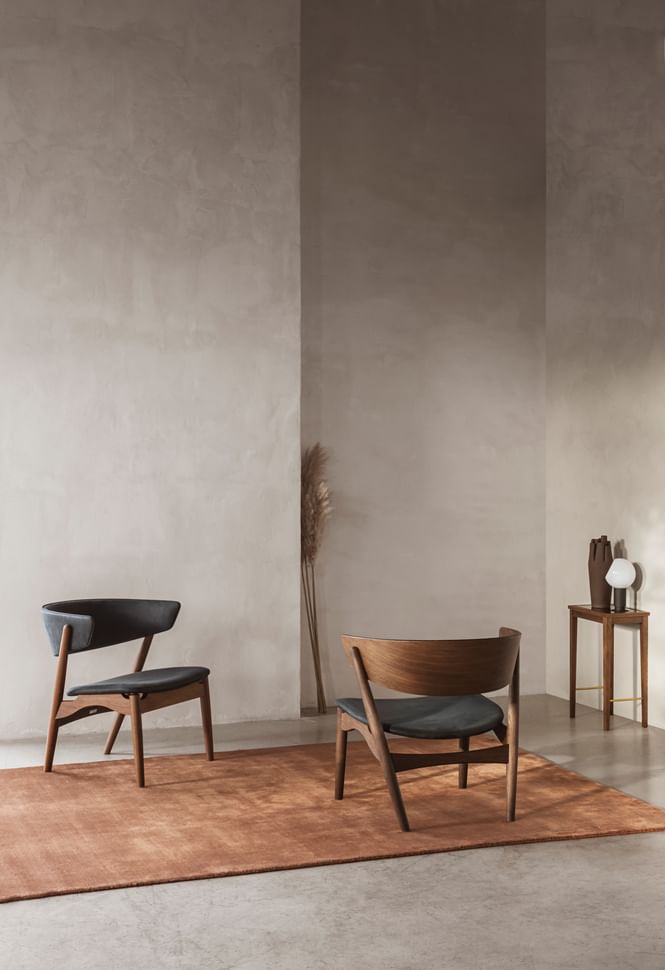 Sibast no 7 lounge chair insitu smoked oak haute living