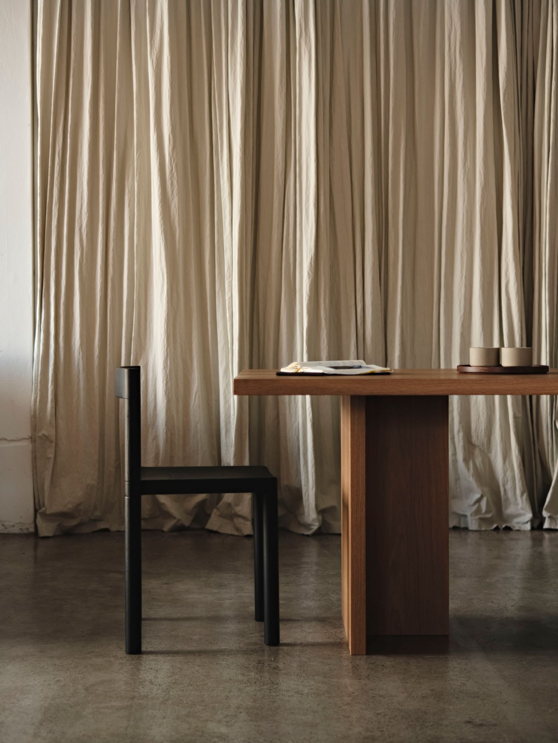 Resident pier chair insitu black haute living