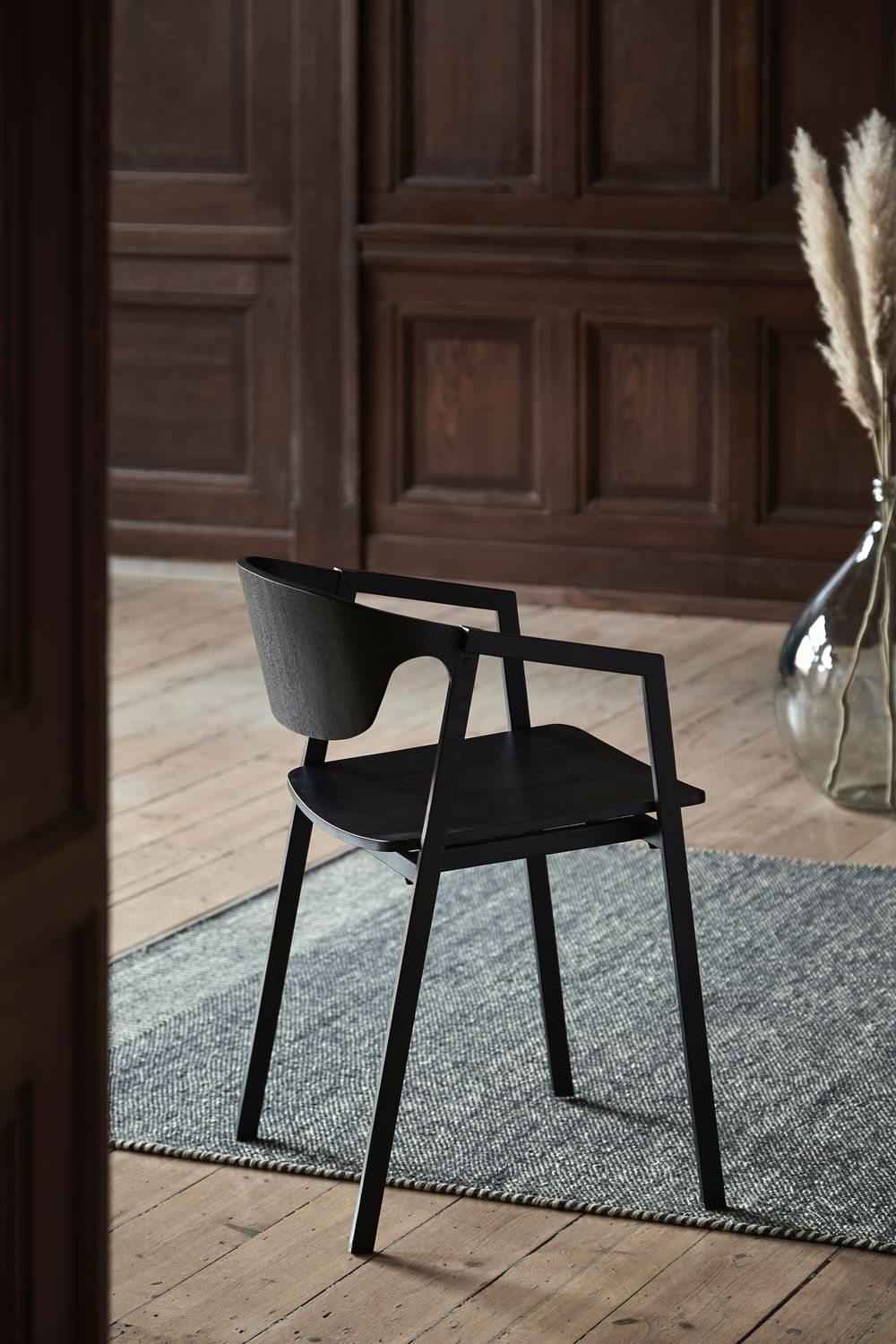 Woud furniture sac dining chair back insitu haute living