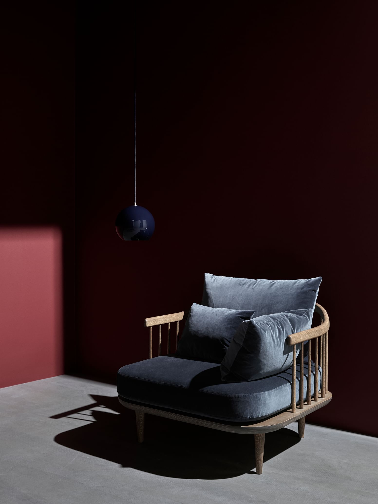 Tradition fly chair sc1 insitu blue haute living