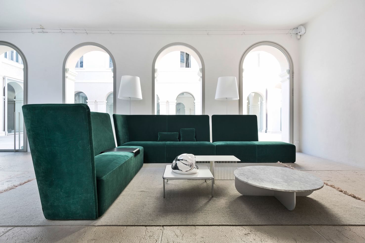 Velour-modular-sofa-by-la-cividina-at-haute-living