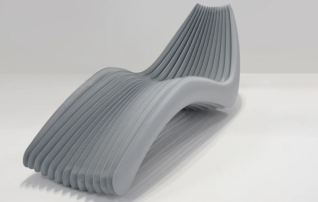 Zieta steel in rotation chaise long insitu haute living 1