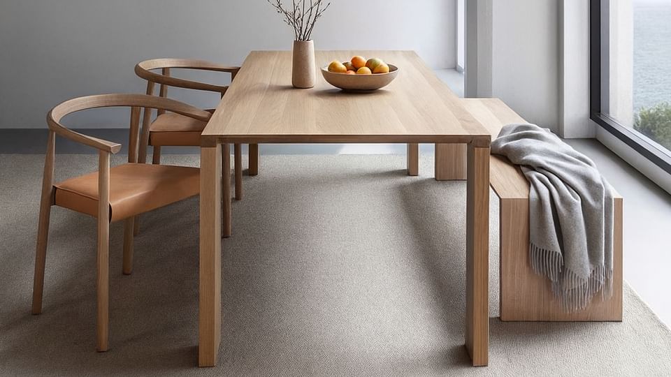 Bensen Radii Table Oak